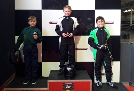 Racing Perfection Kart Academy Eastleigh Cadet Final Podium - Round 7
